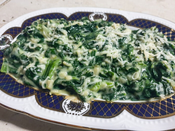 Espinacas a la crema