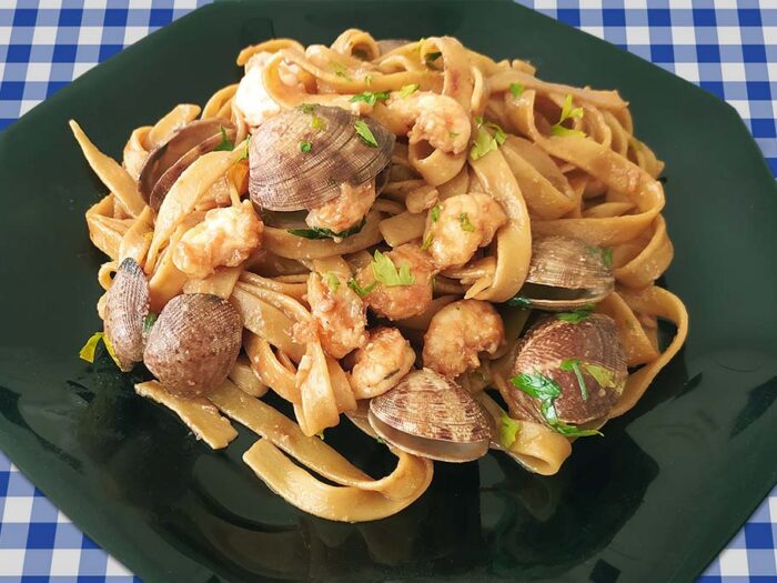 Spaghetti a la marinera