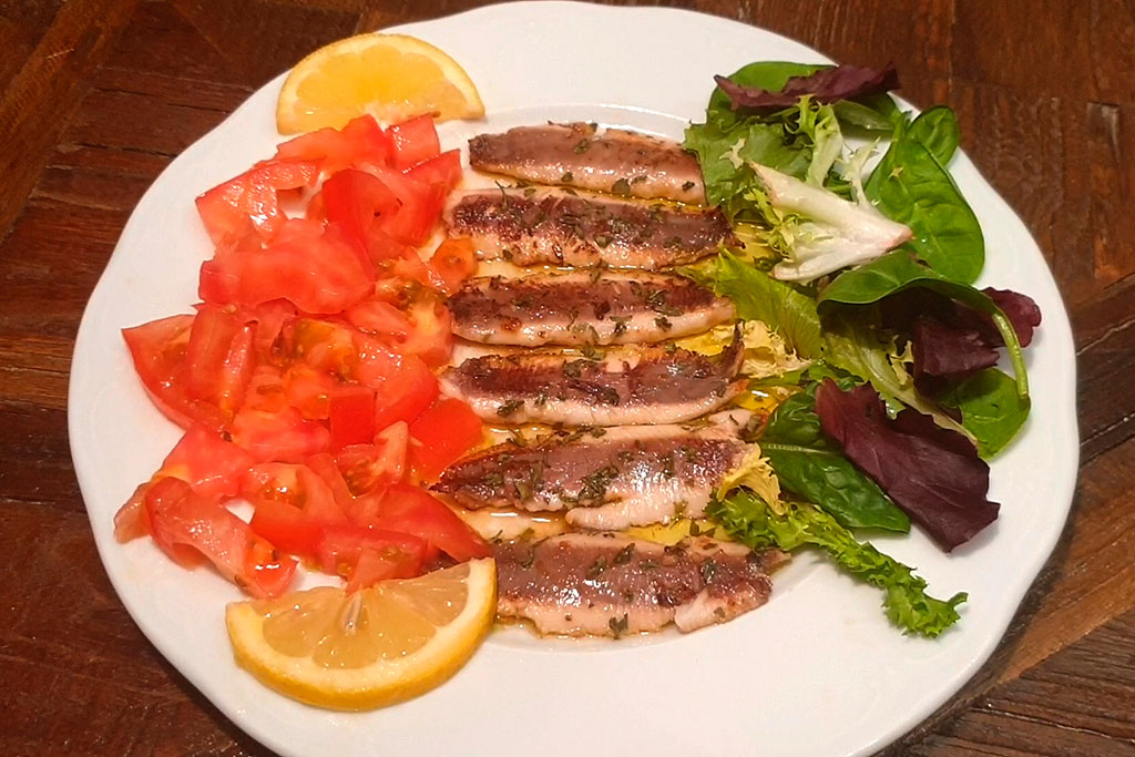 Sardinas al limón