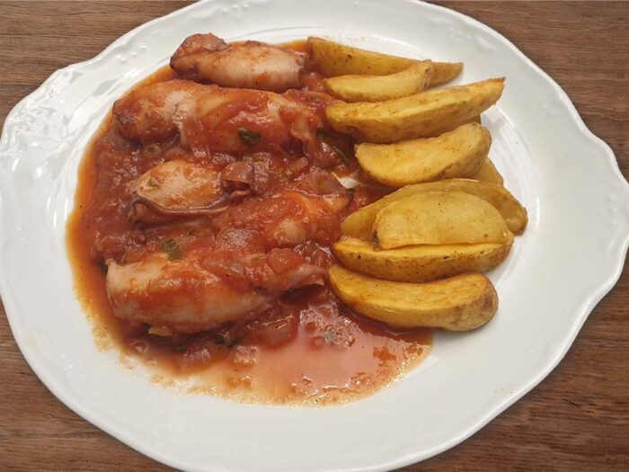 Chipirones a la marinera